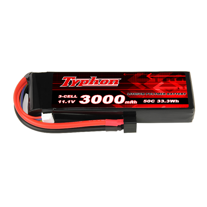 Typhon 3s 11.1v 3000mah 50c Lipo Battery