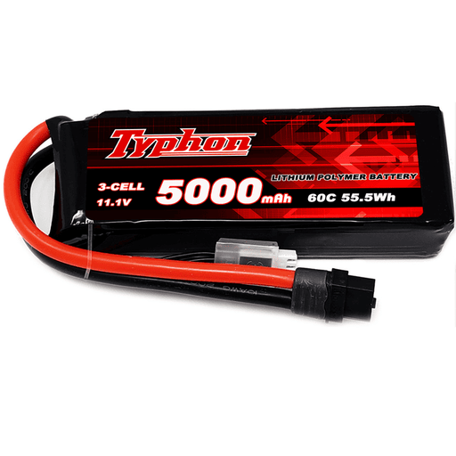 Typhon 5000mAh 3S 60C 11.1V LiPo Battery with TRAXXAS Plug for RC Truck Car