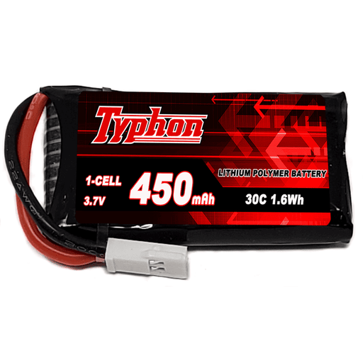  LiPo battery 450mAh 30C 3.7V 1S with JST connector for micro drones and RC models