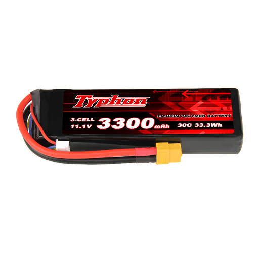 Typhon 3300mah 3s 30C 11.1v lipo battery