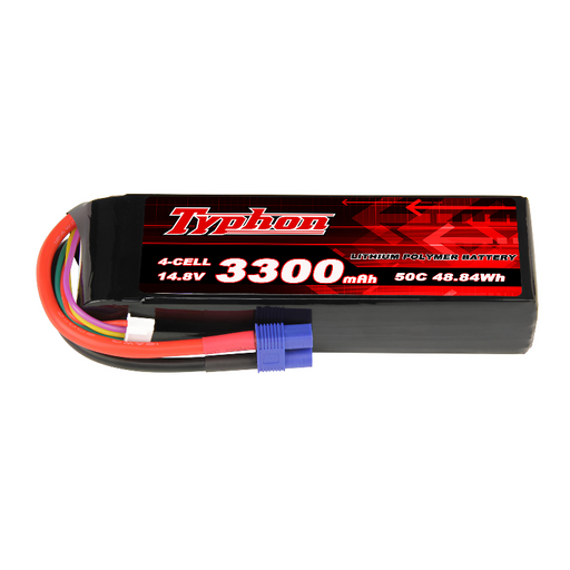 Typhon 4s 14.8v 3300mah 50c Lipo Battery
