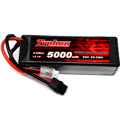 Typhon 5000mAh 3S 50C 11.1V Hardcase LiPo Battery with XT60 Connector