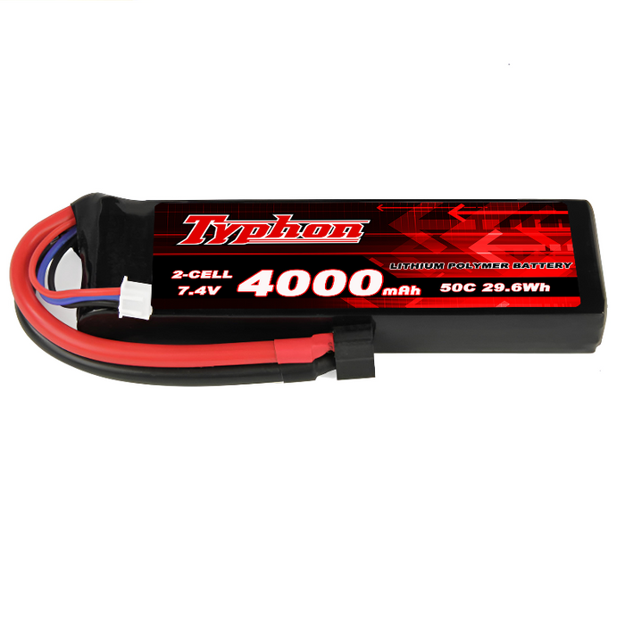Typhon 2S 7.4V 4000mAh 50C Lipo Battery