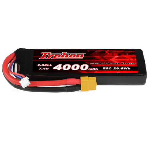 Typhon 2S 7.4V 4000mAh 50C Lipo Battery