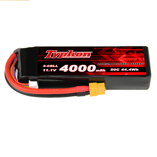 Typhon 3s 11.1v 4000mah 50c Lipo Battery