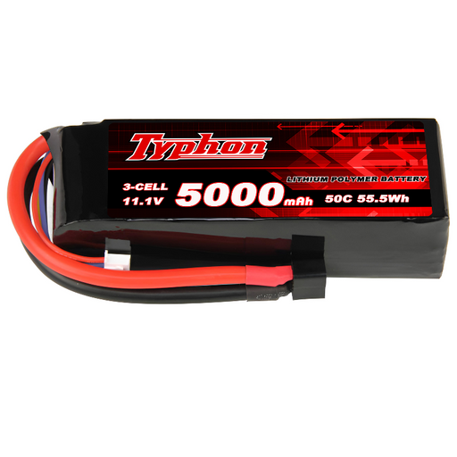 Typhon 3s 11.1v 5000mah 50c Lipo Battery