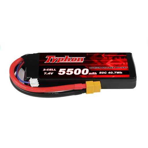 Typhon 2S 7.4V 5500mAh 50C LiPo Battery w XT60