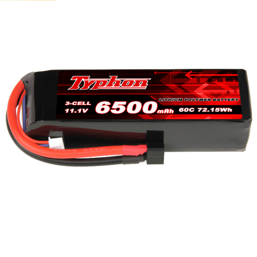 Typhon 3s 11.1v 6500mah 60c Lipo Battery w Deans(T) Connector