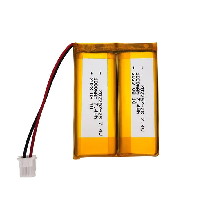 702257-2S 7.4 V 1000mAh Lithium Ion Battery Pack